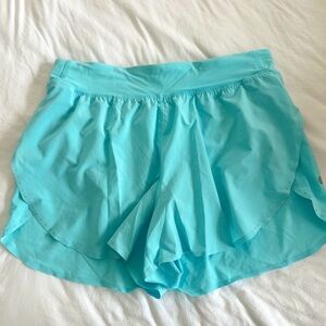 lululemon athletica Light Blue Athletic Shorts
